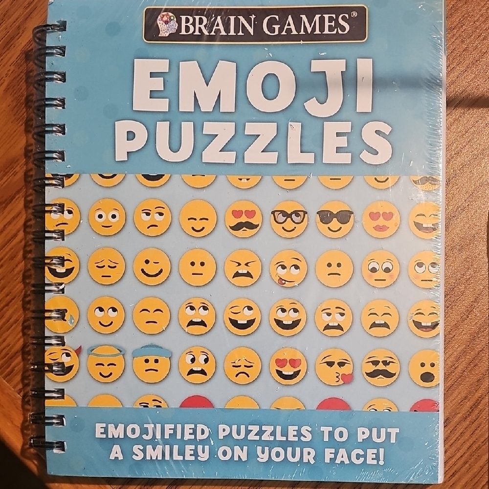 NEW Emoji Puzzles Book - Brain Games